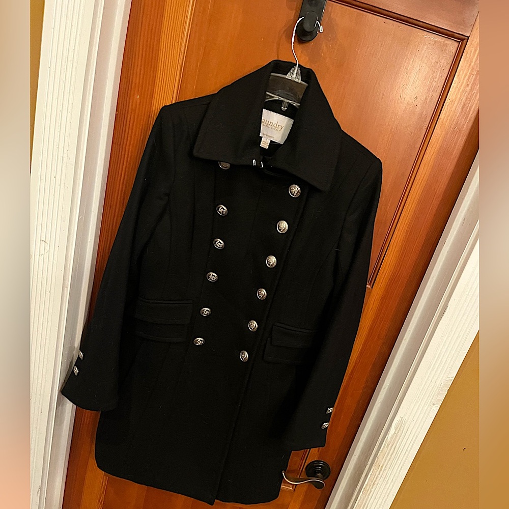 NWOT Laundry Double-Breasted Coat